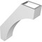 Ekena Millwork 3-in. W x 12-in. D x 16-in. H Imperial Architectural Grade PVC Knee Brace BRCP03X12X16IMP - alternate 6
